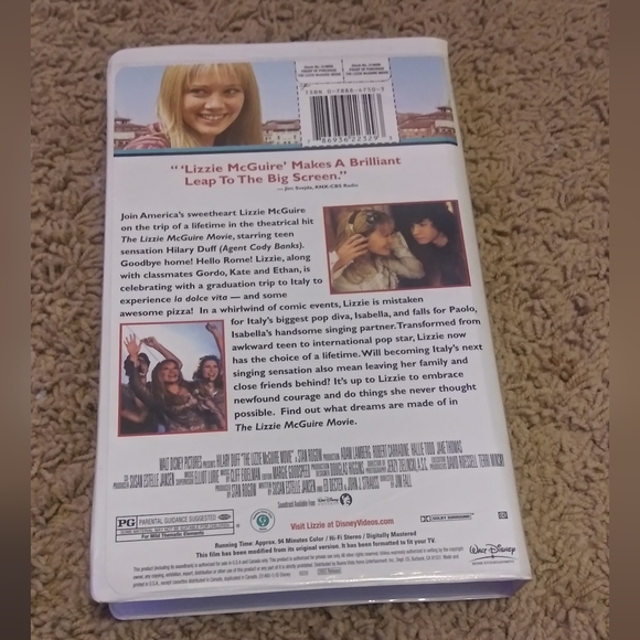 The Lizzie McGuire Movie VHS - Picture 3 of 4